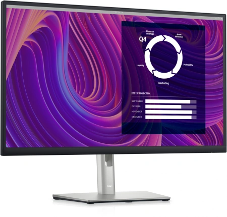 Монитор Dell 27" P2723D черный IPS LED 5ms 16:9 HDMI матовая HAS Piv 1000:1 350cd 178гр/178гр 2560x1440 60Hz DP USB 6.76кг