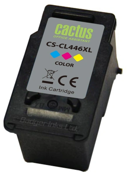 Картридж струйный Cactus CS-CL446XL CL-446XL многоцветный (15мл) для Canon Pixma MG2440/2540/2940