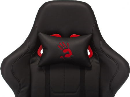 Кресло игровое A4Tech Bloody GC-550 черный эко.кожа крестов.