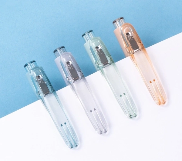 Ручка гелев. автоматическая Deli EG157-BK ассорти d=0.5мм черн. черн. резин. манжета