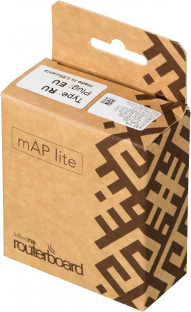 Точка доступа MikroTik mAP lite (RBMAPL-2ND) N300 10/100BASE-TX белый