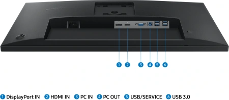 Монитор Samsung 27" S27C430GAIXCI черный IPS LED 4ms 16:9 HDMI матовая HAS Piv 1000:1 250cd 178гр/178гр 1920x1080 100Hz VGA FHD USB 5.6кг