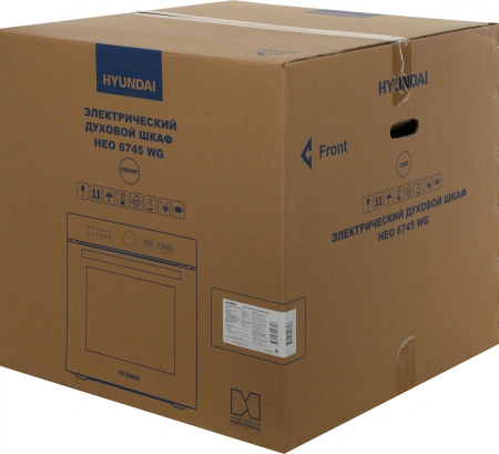 Духовой шкаф Электрический Hyundai HEO 6745 WG белый