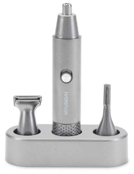 Триммер Hyundai H-HT6010 графит/черный (насадок в компл:3шт)
