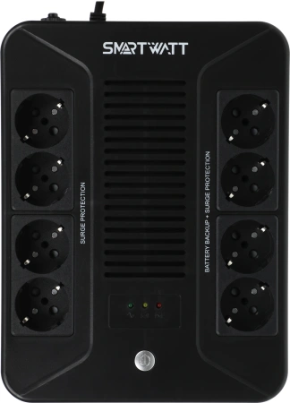 Источник бесперебойного питания Smartwatt SAFE PRO 600 360Вт 600ВА черный