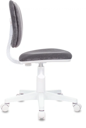 Кресло детское Бюрократ CH-W204NX серый Italia 26 крестов. пластик пластик белый