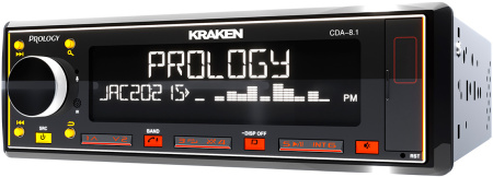 Автомагнитола Prology CDA-8.1 KRAKEN 1DIN 8x65Вт RDS (PRCDA8.1KRAKEN)
