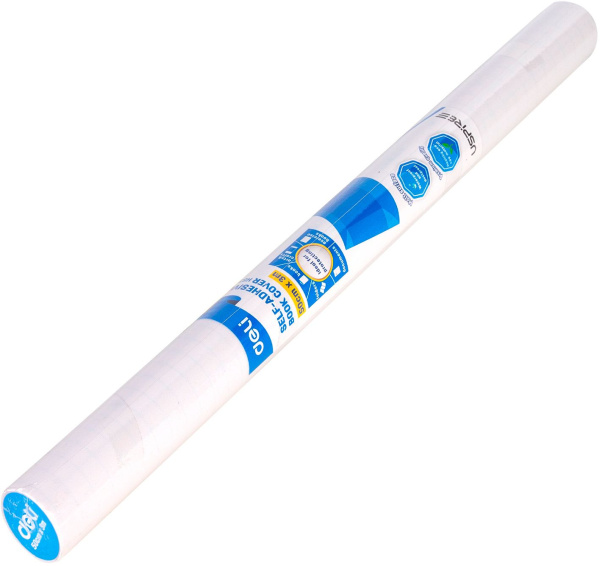 Пленка Deli EH831 Uspire для книги с липк.сл. ПП гладкая прозр. 500х3000