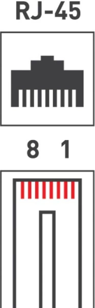 Коннектор Rexant (05-1021) UTP кат.5E RJ45 прозрачный