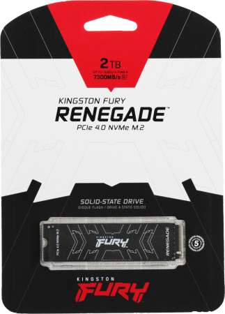 Накопитель SSD Kingston PCI-E 4.0 x4 2000Gb SFYRD/2000G Fury Renegade M.2 2280