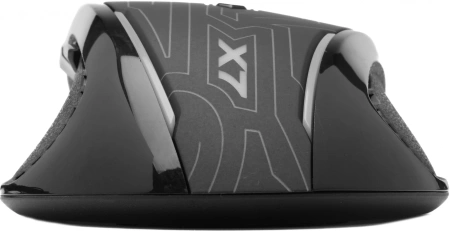 Мышь A4Tech X87 черный оптическая (2400dpi) USB (8but)