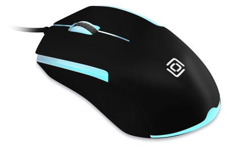 Мышь Оклик 245M черный оптическая (1000dpi) USB (3but)