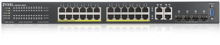 Коммутатор Zyxel NebulaFlex Pro GS2220-28HP GS2220-28HP-EU0101F 28G 24PoE 24PoE+ 375W управляемый