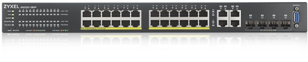 Коммутатор Zyxel NebulaFlex Pro GS2220-28HP GS2220-28HP-EU0101F 28G 24PoE 24PoE+ 375W управляемый