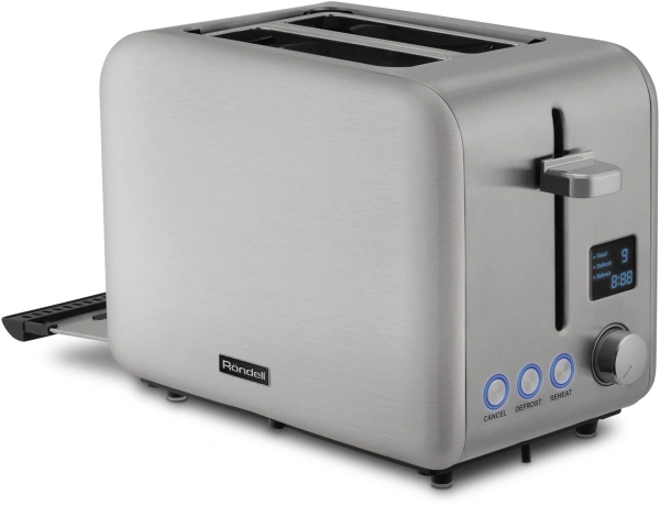 Тостер Rondell RDE-1203 950Вт стальной