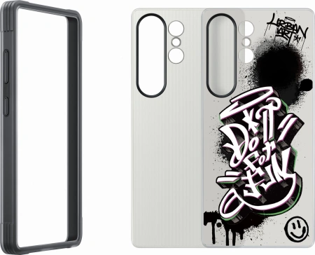 Чехол (клип-кейс) Samsung для Samsung Galaxy S25 Ultra Rugged Flipsuit Case S25 Ultra черный/прозрачный (EF-JS938CBEGRU)