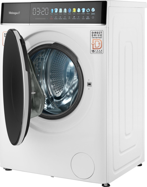 Стиральная машина Weissgauff WMD 58411 Premium кл.:B фронт. макс.:11кг (с сушкой) белый