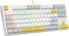 Клавиатура A4Tech Bloody S87 Energy механическая белый/желтый USB for gamer LED (S87 USB ENERGY WHIT