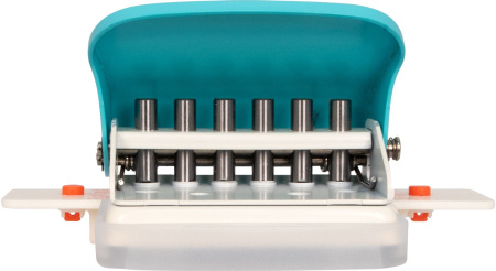 Дырокол Kw-Trio 099H9 макс.:5лист. пластик бирюзовый отв.:6