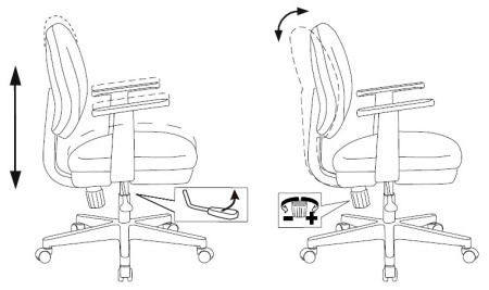 Кресло детское Бюрократ CH-W356AXSN мультиколор маскарад крестов. пластик пластик белый