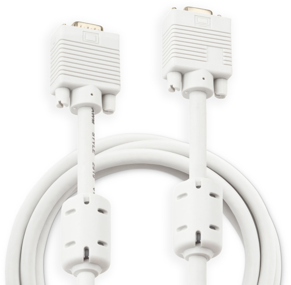 Кабель Buro CAB016S-10 VGA (m) VGA (m) 3м феррит.кольца серый