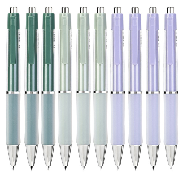 Ручка гелев. Deli Nusign NS645 ассорти черн. черн. линия 0.5мм