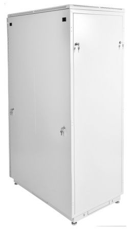 Шкаф коммутационный ЦМО (ШТК-М-33.6.8-3ААА) напольный 33U 600x800мм пер.дв.стал.лист задн.дв.стал.лист 2 бок.пан. направл.под закл.гайки 450кг белый 655мм 90.09кг 180град. 1625мм IP20 сталь