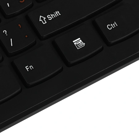 Клавиатура Оклик 505M черный USB slim