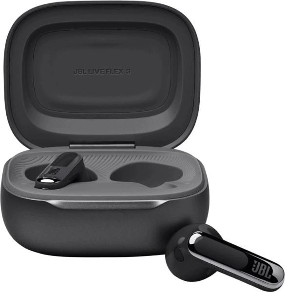 Гарнитура вкладыши JBL Live Flex 3 черный беспроводные bluetooth в ушной раковине (JBLLIVEFLEX3BLK)