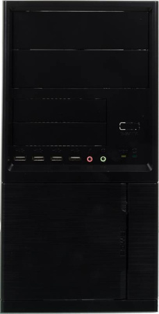 Корпус LinkWorld 727-21 черный без БП mATX 4xUSB2.0 audio