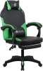 Кресло игровое Оклик Cooldown черный/зеленый сиденье черный/зеленый искусст.кожа/сетка с подголов. к
