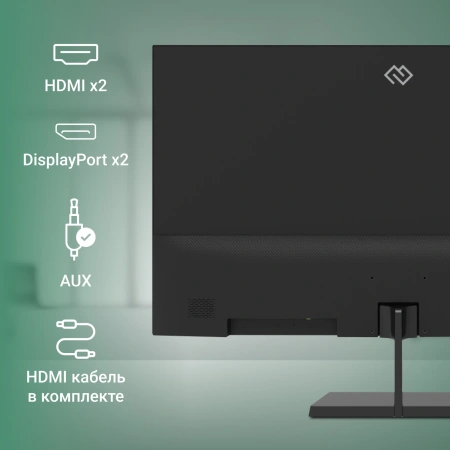 Монитор Digma 31.5" Progress 32A501U VA FHD чер 4ms HDMI DP M/M 60Hz 300cd Ex