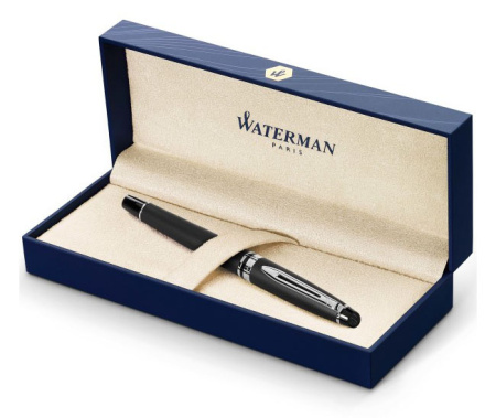 Ручка роллер Waterman Expert 3 (CWS0951880) Matte Black CT F черн. черн. подар.кор.