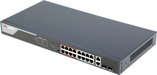 Коммутатор Hikvision DS-3E0318P-E(B)