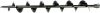 Шнек для мотобуров Carver 01.003.00014