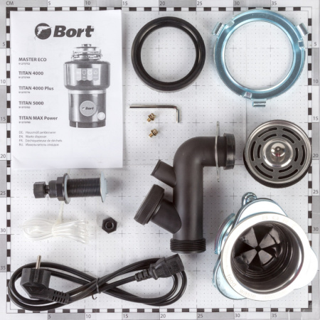 Измельчитель Bort Titan 5000 560Вт черный