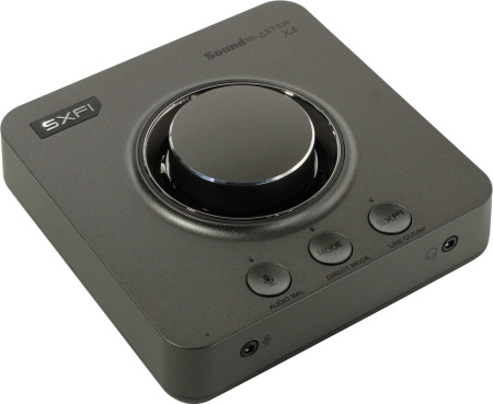 Звуковая карта Creative USB Sound Blaster X4 (Super X-Fi Ultra DSP) 7.1 Ret