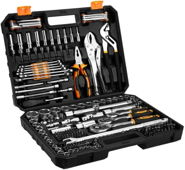 Набор инструментов Deko DKMT213 213 предметов (жесткий кейс)