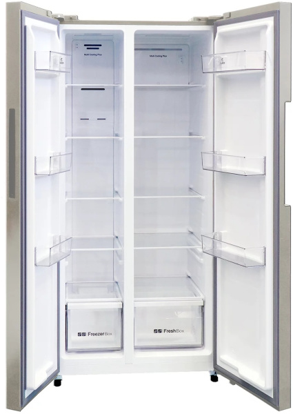 Холодильник Lex LSB520SLGID 2-хкамерн. серебристый (CHJI000005)