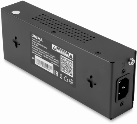 Инжектор PoE Digma DNP90W52GWXM 100/1000/2500/10GBASE-T 90Вт 100-240В(АС)