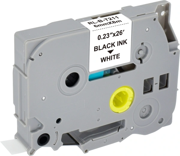 Картридж ленточный Cactus CS-TZE211 TZe-211 черный для Brother 1010/1280/1280VP/2700VP