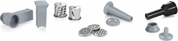 Мясорубка Bosch MFW67440 2000Вт черный/серебристый