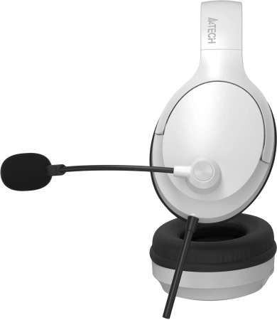 Наушники с микрофоном A4Tech Fstyler FH280U белый 2м мониторные USB оголовье