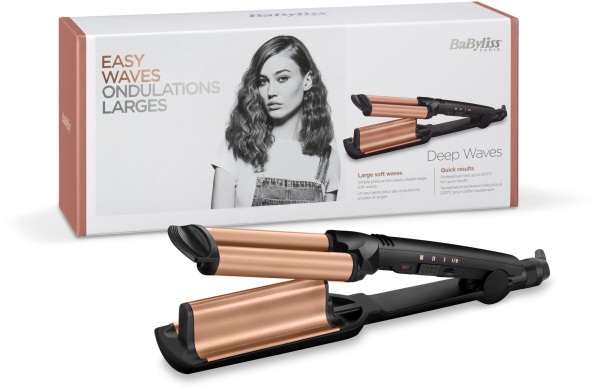 Щипцы Babyliss W2447E 85Вт черный макс.темп.:200С покрытие:керамико-турмалиновое