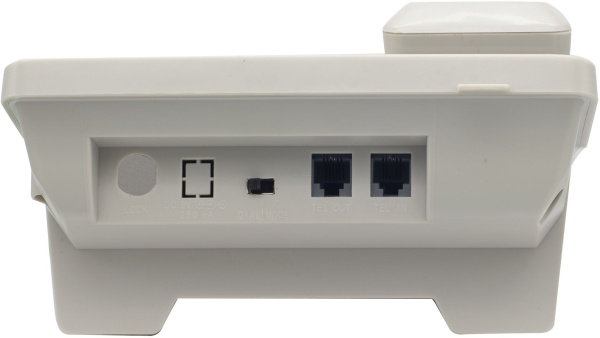 Телефон проводной Ritmix RT-495 белый/серый