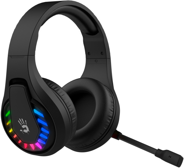 Наушники с микрофоном A4Tech Bloody GR230 черный мониторные BT оголовье (GR230)