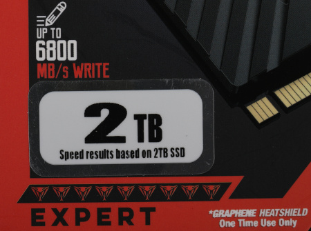 Накопитель SSD Patriot PCI-E 4.0 x4 2Tb VP4300-2TBM28H Viper VP4300 M.2 2280