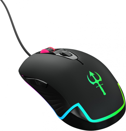 Мышь Оклик 925G STORM черный оптическая (3200dpi) USB (6but)