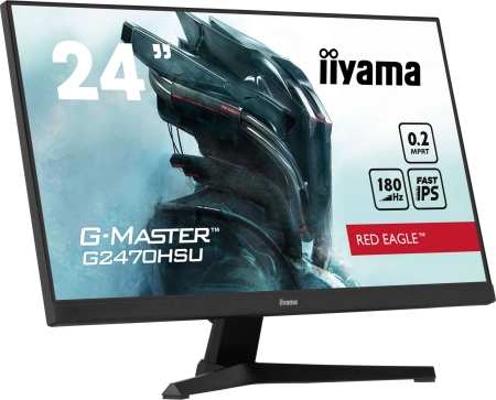 Монитор Iiyama 23.8" G-Master GB2470HSU-B6 черный IPS LED 0.2ms 16:9 HDMI M/M матовая HAS Piv 300cd 178гр/178гр 1920x1080 180Hz DP FHD USB 4.5кг