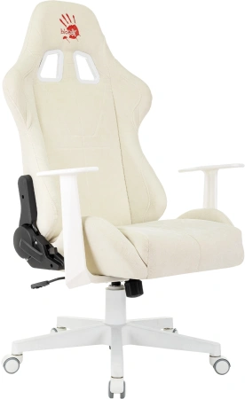 Кресло игровое A4Tech Bloody GC-570 белый сиденье белый с подголов. крестов. пластик пластик белый